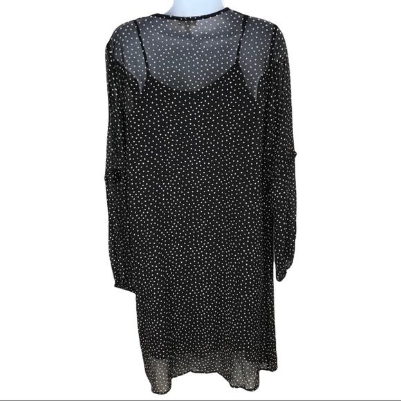 Garnet Hill Silk Dress Ruffle-Bodice Boho Peasant Sz XS oversized flowy - Picture 5 of 12